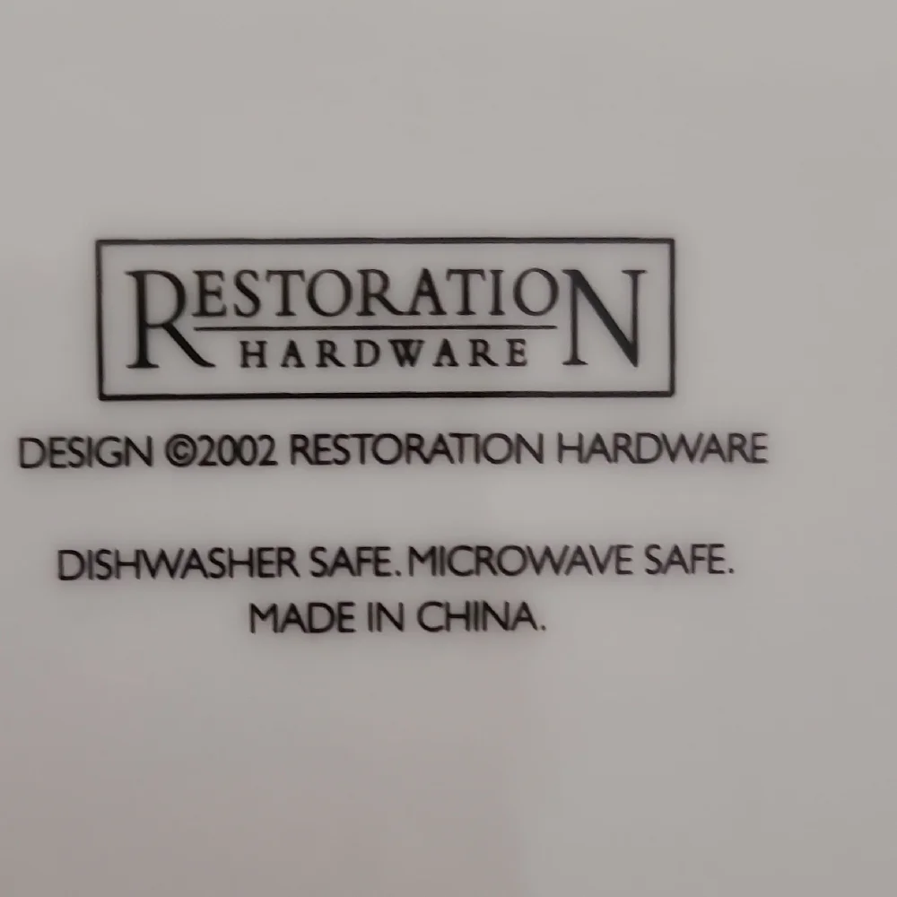 Restoration Hardware Classic Cheese Plates set of 4 - 8
